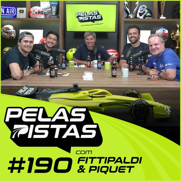 Christian Fittipaldi, Nelsinho Piquet, Rubinho Barrichelo, Átila Abreu e Rafa Suzuki - Pelas Pistas 190