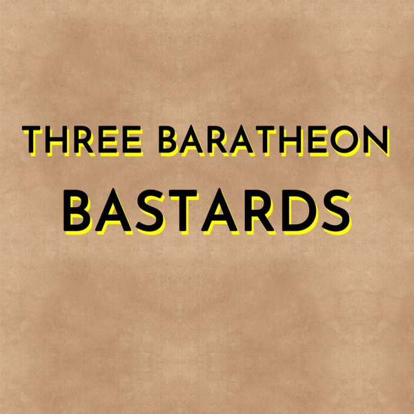 Three Baratheon Bastards – Gendry, Edric Storm and Mya Stone