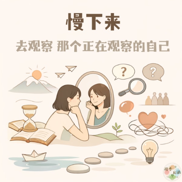 慢下来,去观察那个正在观察的自己