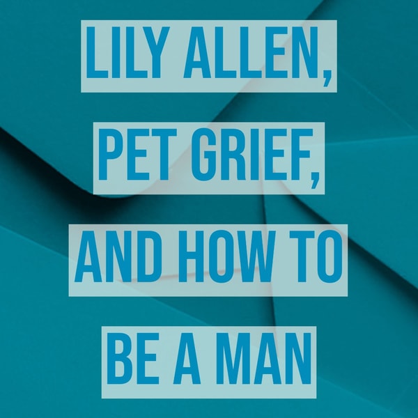 Lily Allen, Pet Grief, and How to Be a Man