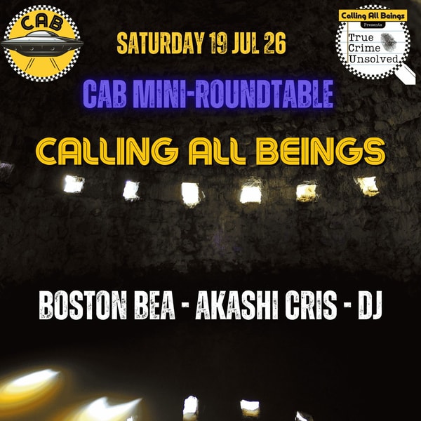 CAB Roundtable w/Akashi Cris, Boston Bea, DJ! - Music-UFOs-Audio from Bigfoot Crossroads