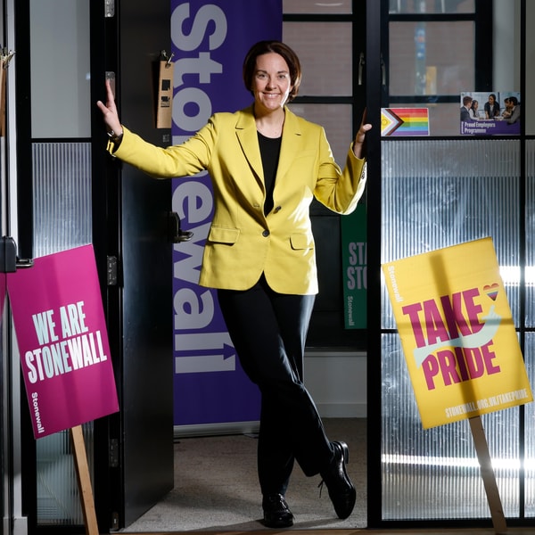 Stonewall’s new chair on trans rights, JK Rowling and the future of the LGBTQ+ movement