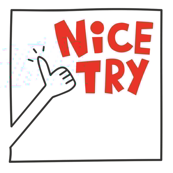 Nice Try 需要更多 Nice Try