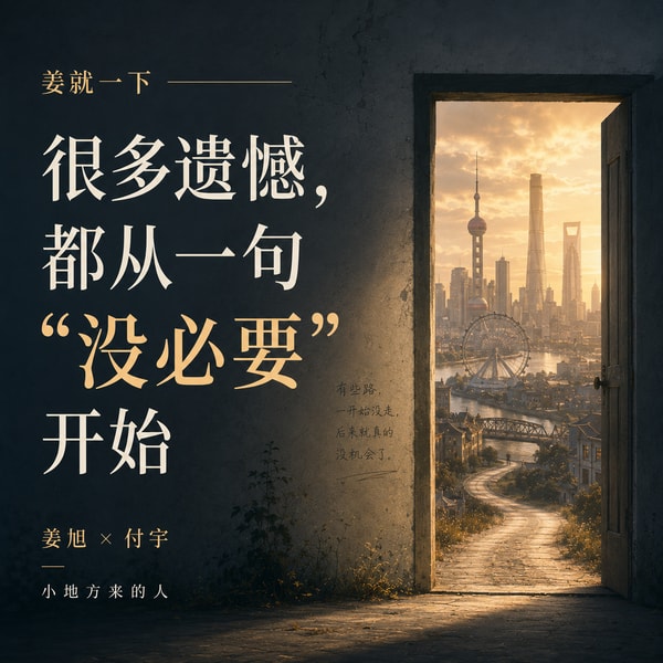 vol.232 对话付宇:很多遗憾,都从一句“没必要”开始