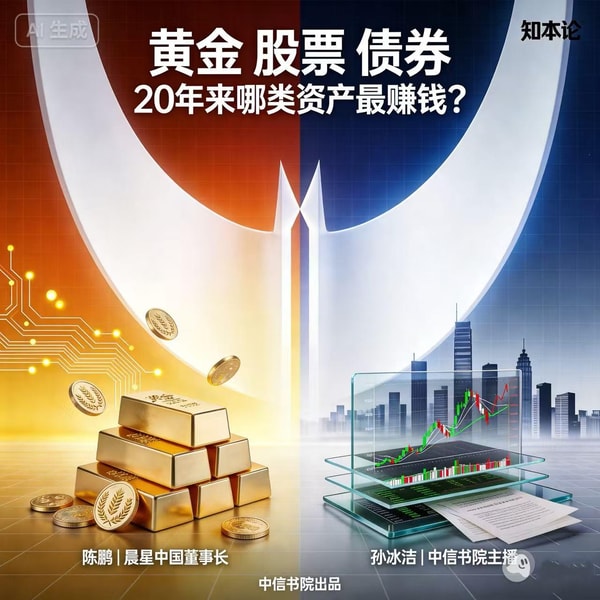 vol.165 黄金 股票 债券,20年来哪类资产最赚钱?