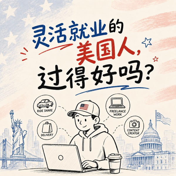 380 灵活就业的美国人,过得好吗?