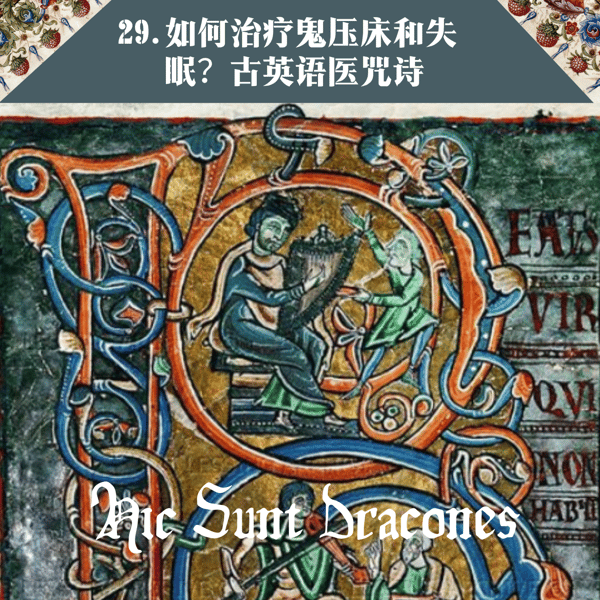 29. 如何治疗鬼压床和失眠?古英语医咒诗 An Old English Medical Spell