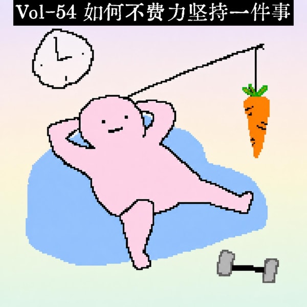 Vol 54-如何不费力的坚持一件事?