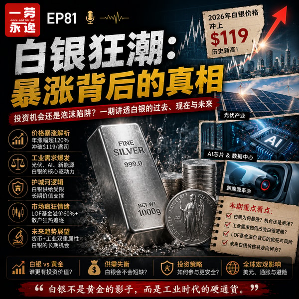 EP82 穷人的黄金,富人的赌场:谁点燃了这轮白银超级周期