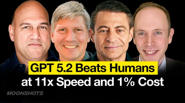 GPT 5.2 Release, Corporate Collapse in 2026, and $1.1M Job Loss w/ Alexander Wissner-Gross, Salim Ismail & Dave Blundin | EP #215
