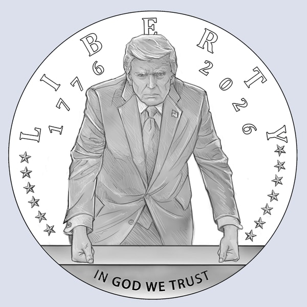 The Trump gold coin is not normal