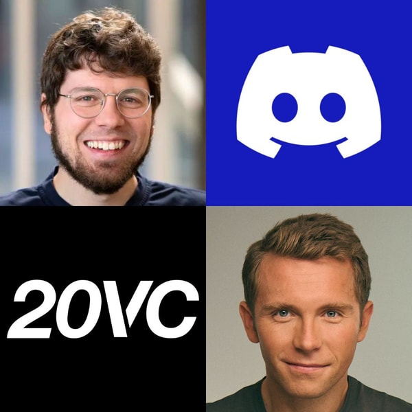 20VC: Discord's Jason Citron on Why Everything We are Taught About Hiring & Management is BS | Do Richer Founders & Gamer Founders Make Better Founders? | Never Before Told Moments Behind Scaling to 200M Users