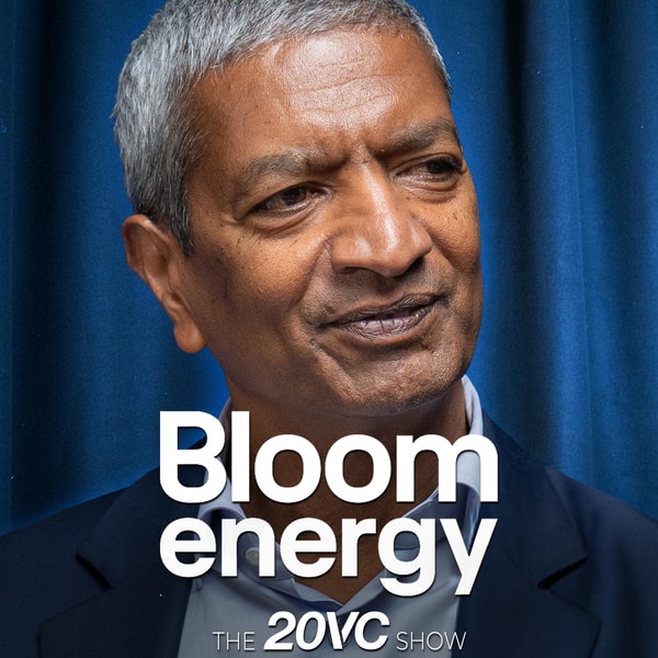 20VC: Leo Aschenbrenner's Largest Holding: Inside the $90BN Bloom Energy | Why Electricity, Not AI Models, Will Decide the Winners of the AI Race | Why We Are Not in an AI Capex Bubble | Energy Sovereignty and The Future of Power with KR Sridhar