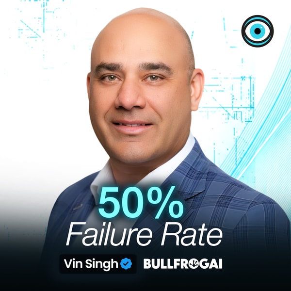 Big Pharma Fails 50% of the Time in Phase Three. AI Can Fix That | Vin Singh, BullFrog AI