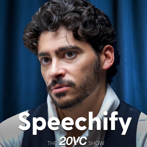 20VC: How to Build Your Own Data Center & Why Every Startup Should Do It | How ElevenLabs Leapfrogged Us: What I Learned | The AI Talent War: How Your Hiring Process Needs to Change with Cliff Weitzman, Speechify