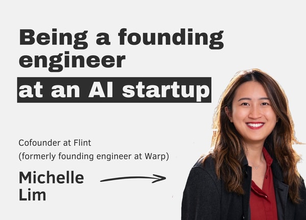 Being a founding engineer at an AI startup